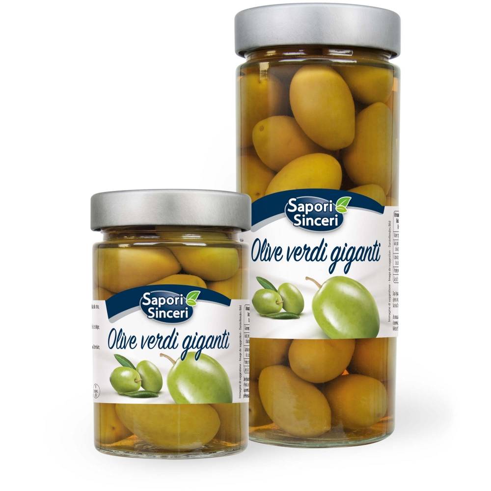Giant Green Olives Al Naturale