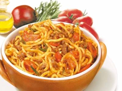 Spaghetti alla chitarra al ragù di cinghiale